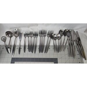 Solingen Morton Stainless Flatware Set Spoon Knife Fork Serving Germany‎